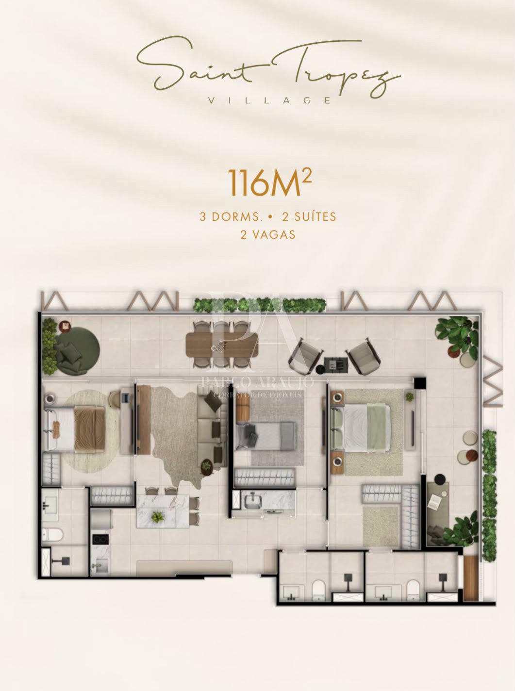 Planta — Saint Tropez Village