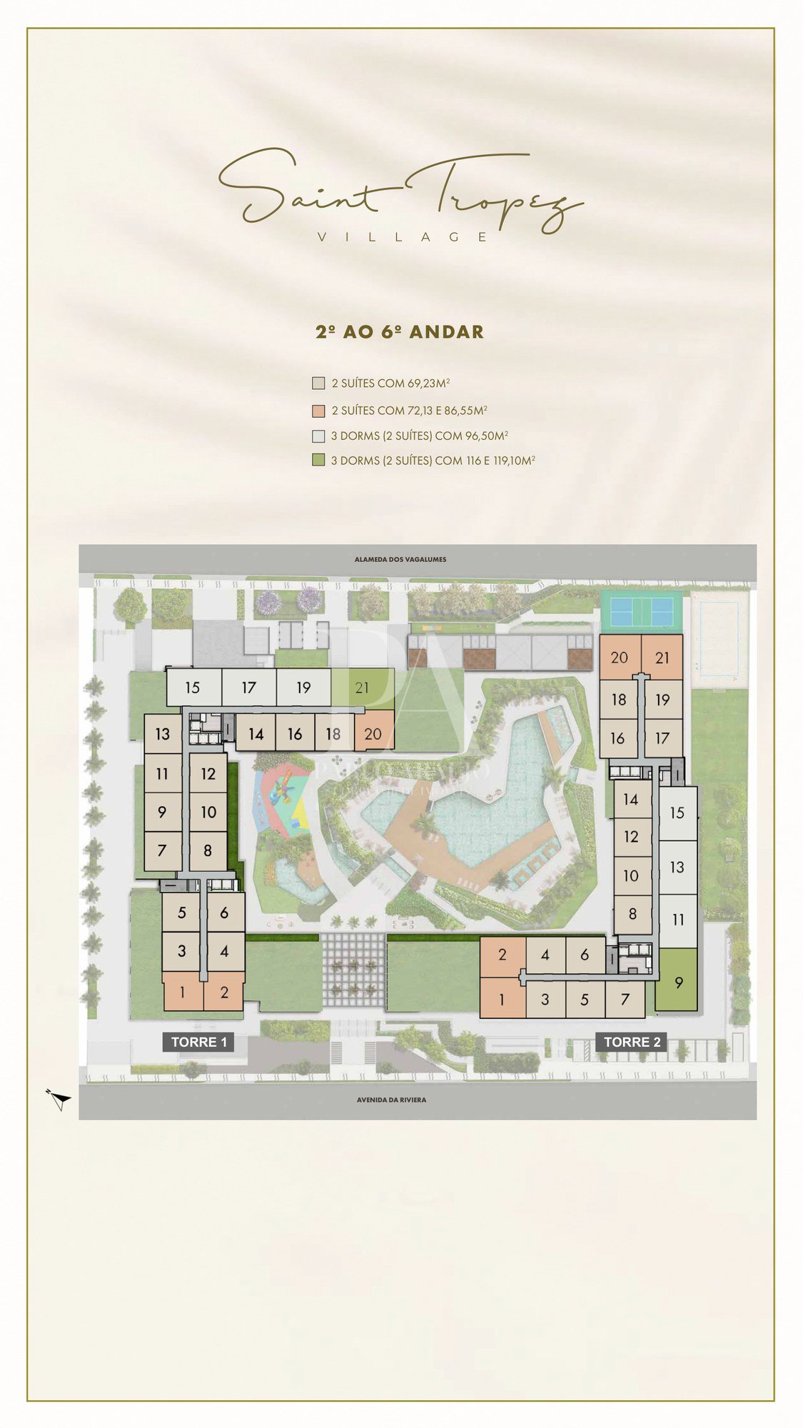 Planta — Saint Tropez Village